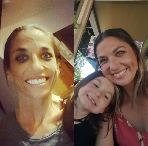lindsey freeman before and after with daughter